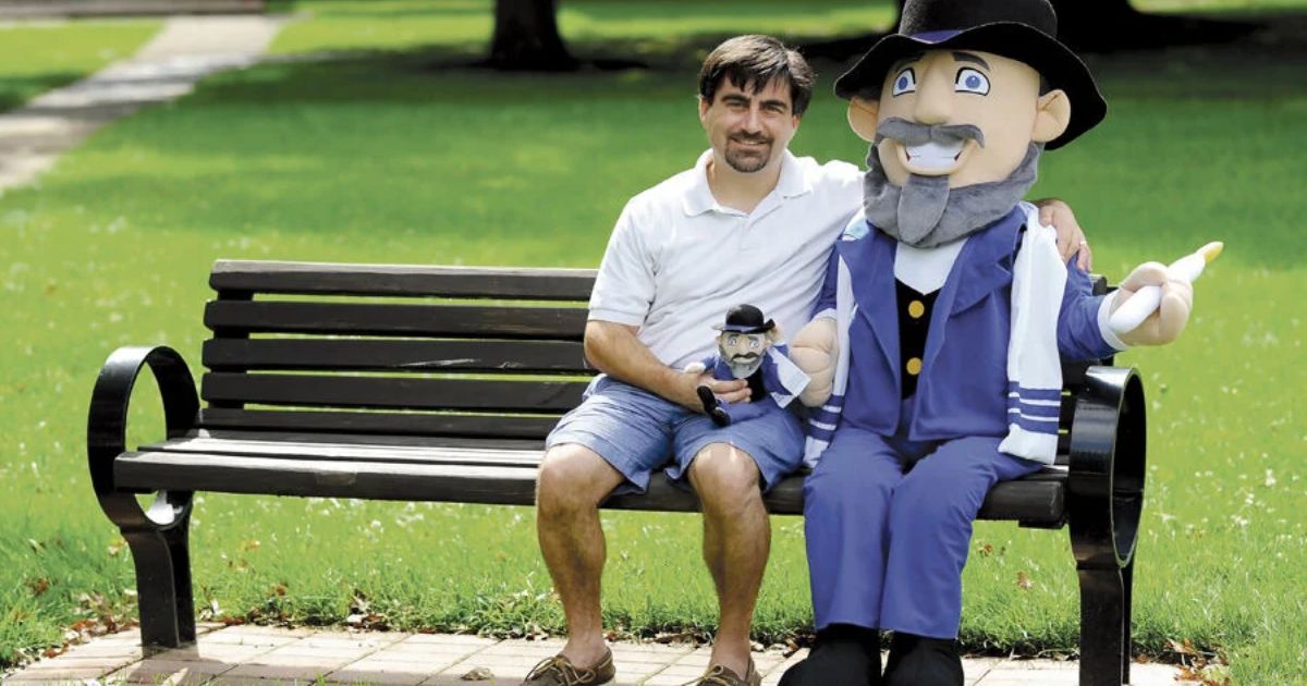 The Man Behind The Mensch On Bench 
